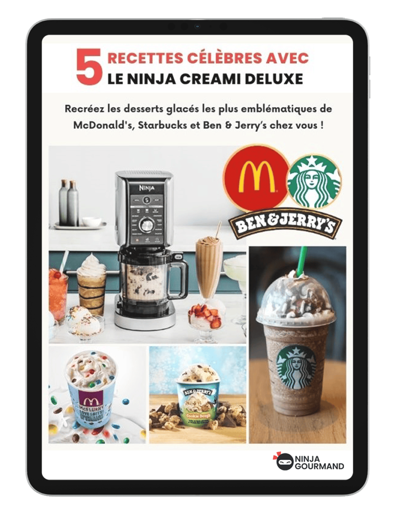 Recettes Ninja Creami Deluxe livre gratuit