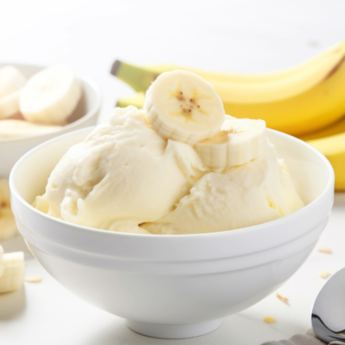 Crème Glacée Banane et Beurre de Cacahuète
