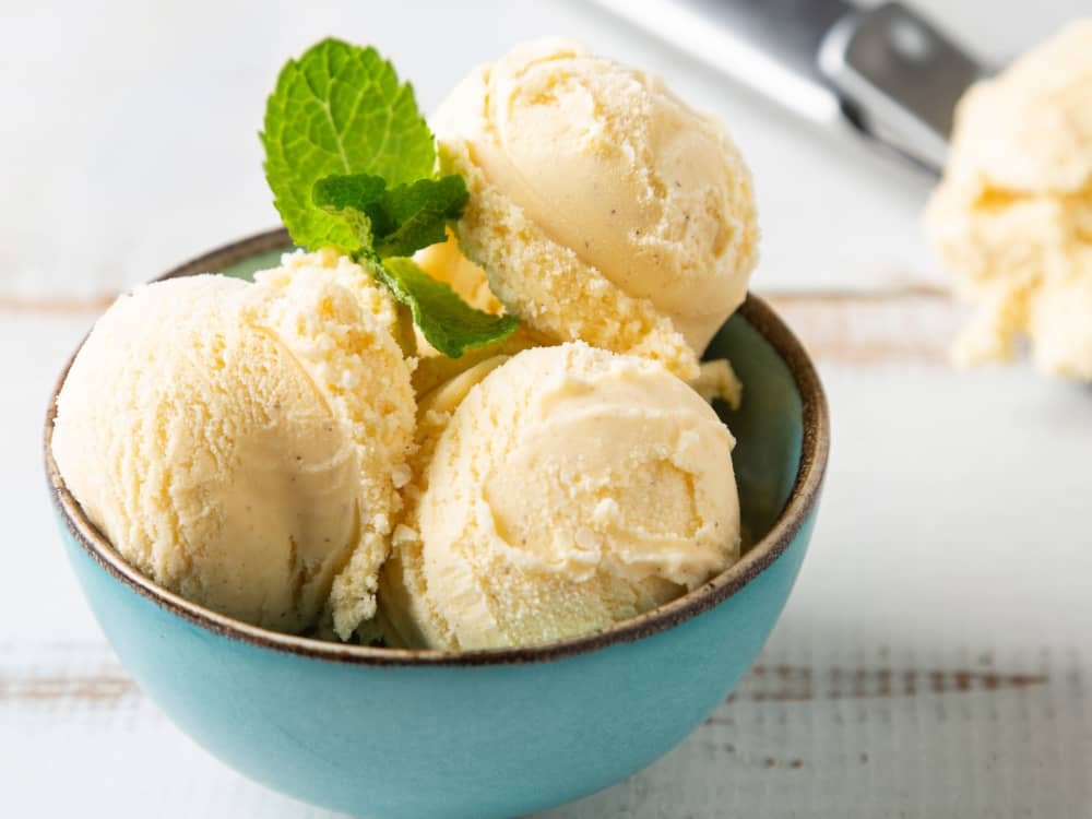 Crème glacée à la Vanille (3 ingrédients)