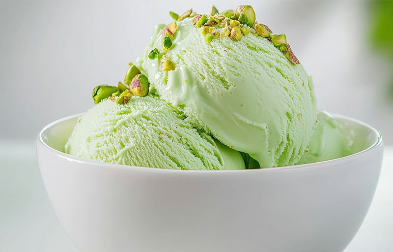 Glace à la pistache végan