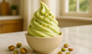 Glace italienne vegan à la pistache