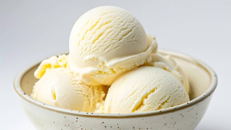 Glace vanille sans sucre avec le Ninja Creami Deluxe