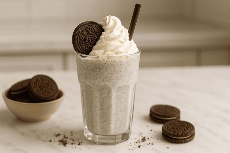 Milkshake Oreo maison au Ninja Creami