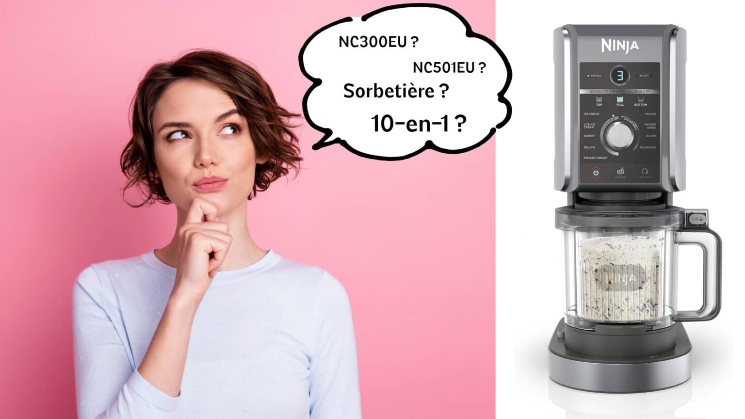 Glace italienne maison avec le Ninja Creami Deluxe et Classique