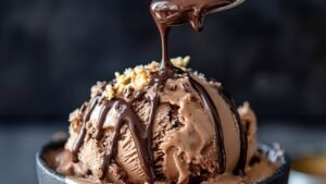 Glace chocolat noisette protéinée avec le Ninja Creami Deluxe (1)