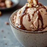 Glace chocolat praliné protéinée avec le Ninja Creami Deluxe