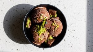 Glace chocolat Dubaï protéinée