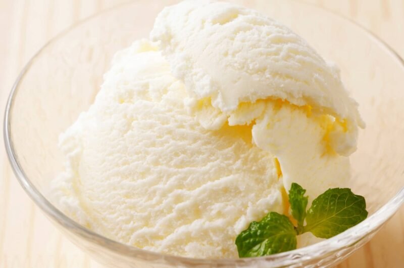 Glace vanille sans sucre