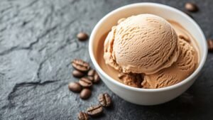 Glace café Ninja Creami faible en sucre spéciale hiver