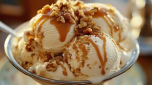 Glace caramel beurre salé maison avec le Ninja Creami Deluxe