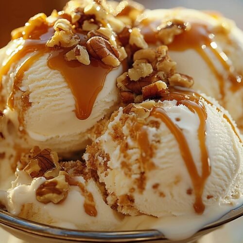 Glace caramel beurre salé maison avec le Ninja Creami Deluxe