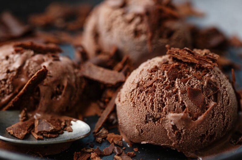 Glace chocolat noir
