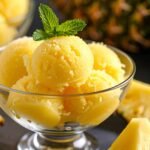 Sorbet ananas avec le Ninja Creami Deluxe