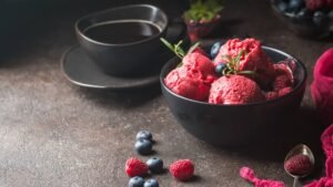 Sorbet fruits rouges à l’érable avec le Ninja Creami Deluxe