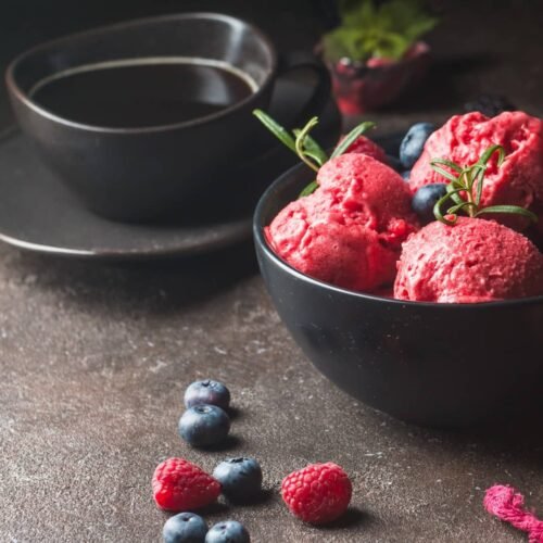 Sorbet fruits rouges à l’érable avec le Ninja Creami Deluxe