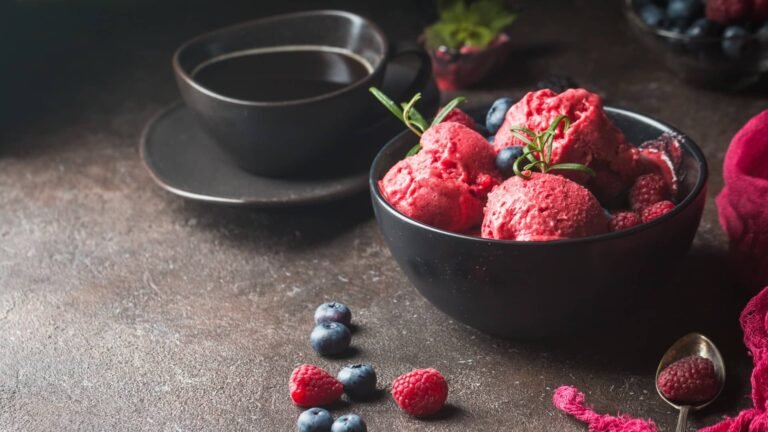 Sorbet fruits rouges à l’érable avec le Ninja Creami Deluxe