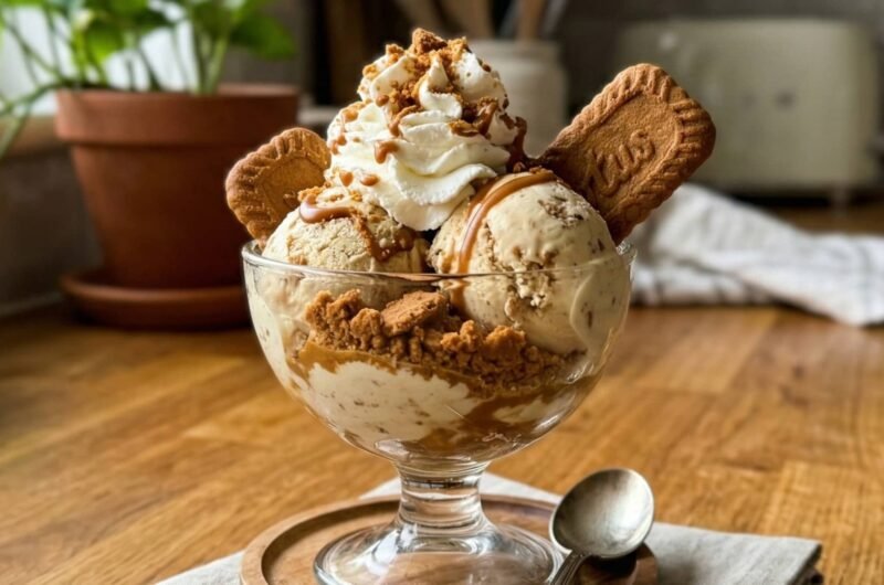 Glace spéculoos Lotus